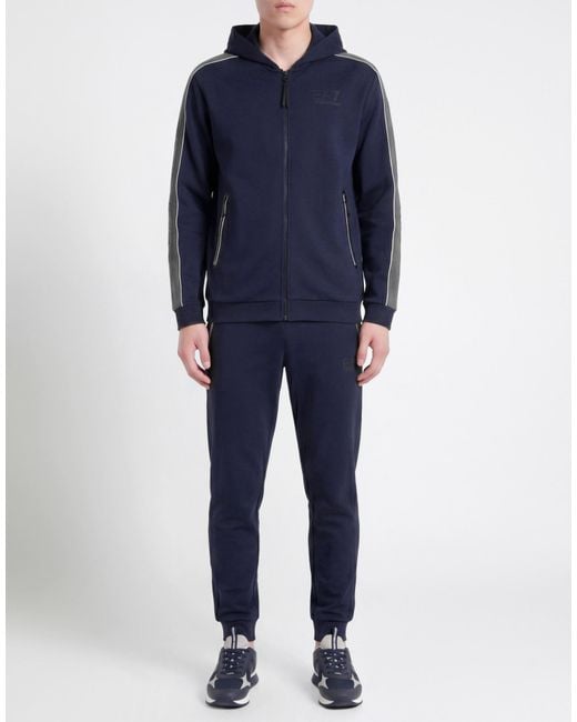 Sudadera EA7 de hombre de color Blue