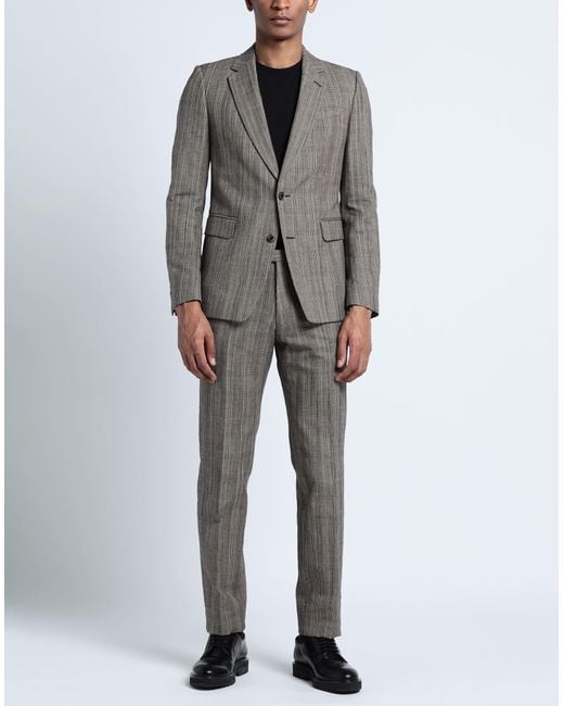 Dries Van Noten Gray Suit for men