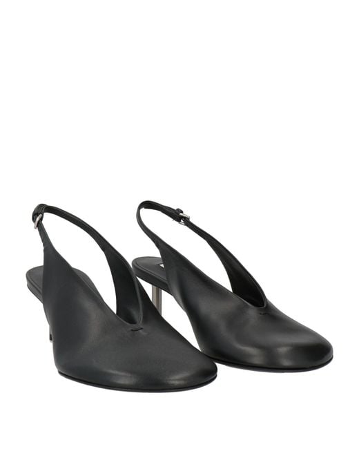 Jil Sander Black Pumps Leather