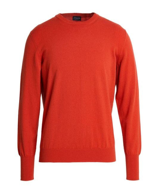 Pullover Drumohr de hombre de color Red
