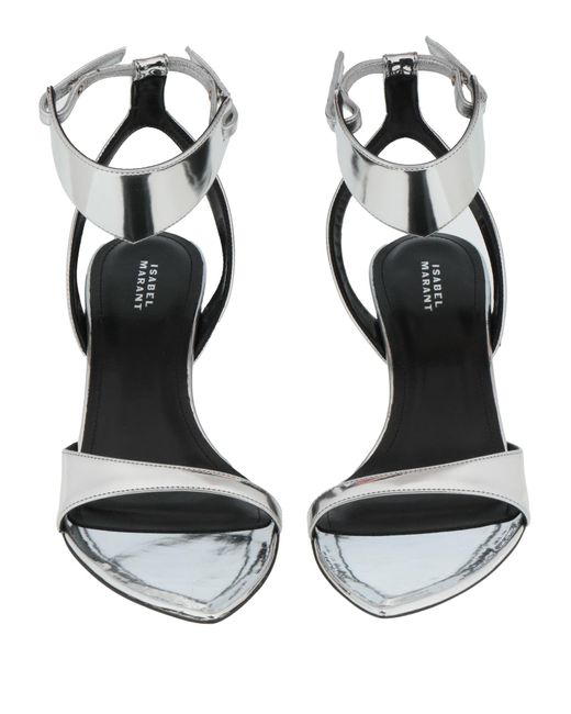 Isabel Marant White Sandals Polyurethane, Polyester