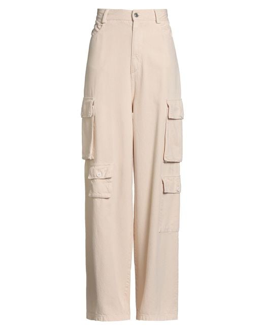 Roy Rogers Natural Ivory Jeans Lyocell, Cotton