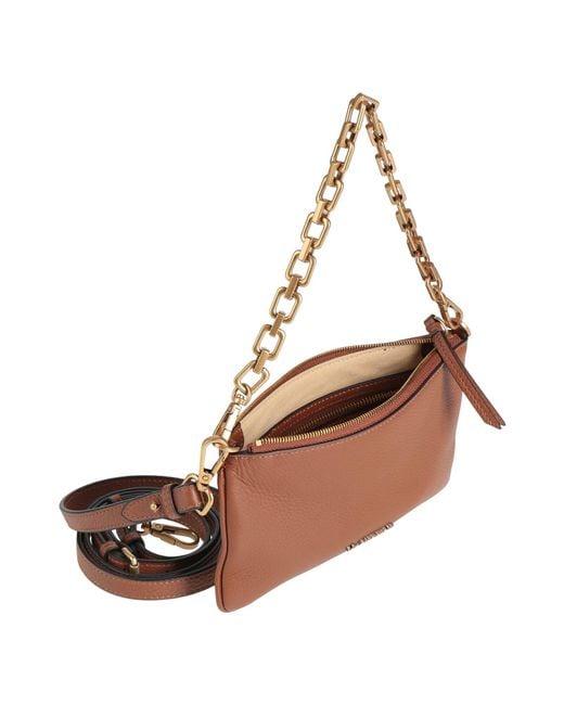 La Martina Brown Handbag Leather