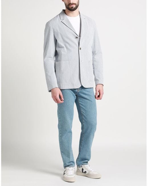 Montedoro Blue By Slowear Blazer Cotton for men
