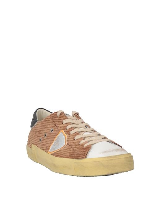 Philippe Model Brown Trainers for men