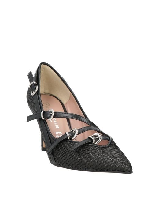 Divine Follie Black Pumps Synthetic Material