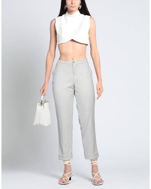 Xandres Gray Trouser