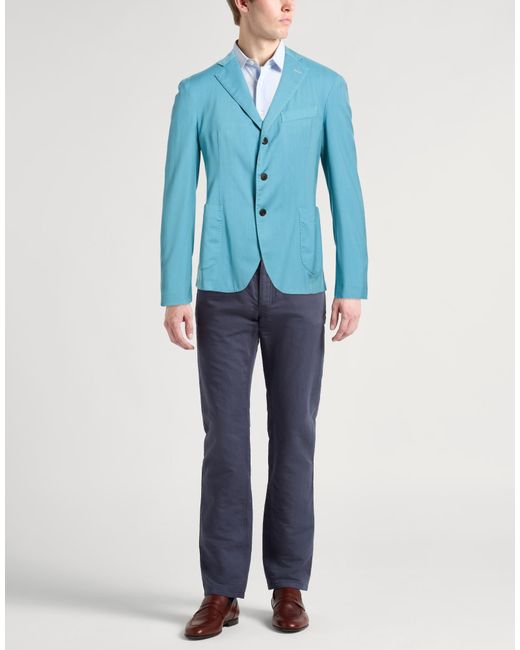Drumohr Blue Blazer for men
