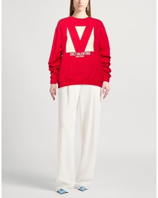 Valentino Garavani Red Sweatshirt