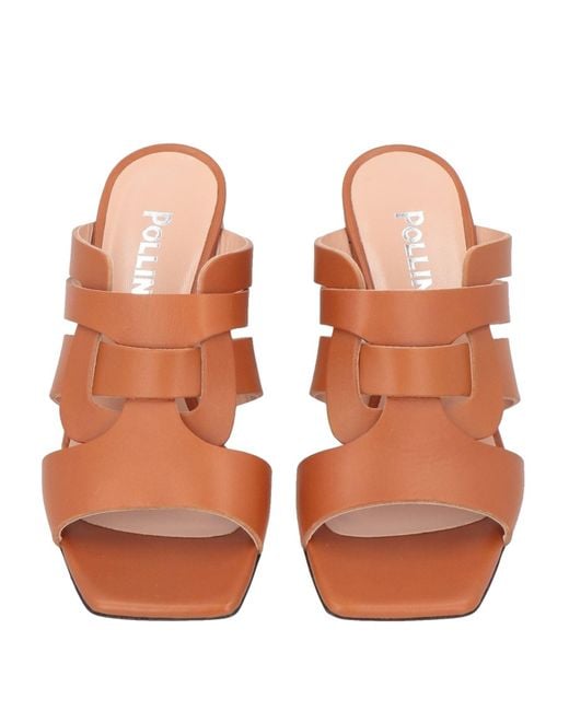 Pollini Brown Sandals