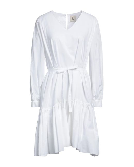 L'Autre Chose White Mini Dress