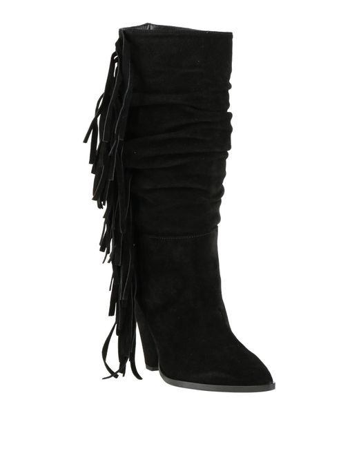 Dondup Black Boot Leather