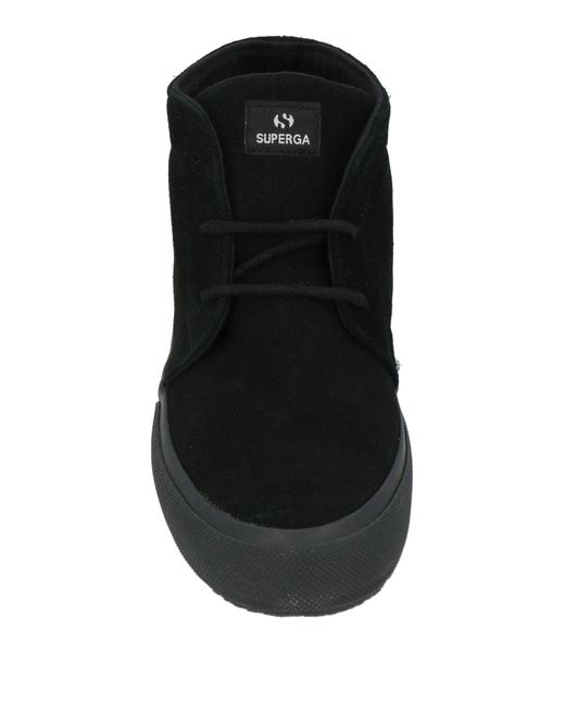 Superga Black Ankle Boots for men