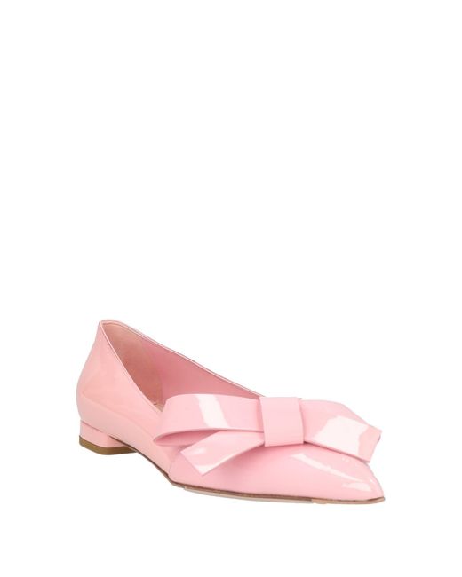 靴 miumiu Patent leather flats PINK 36 2/1 Miu Miu Ballet Flats in Pink | Lyst