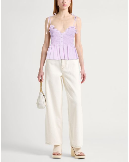 Dondup Purple Top Cotton
