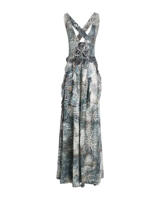 Babylon White Maxi Dress Polyester