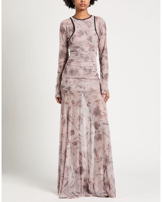 FEDERICO CINA Pink Maxi Dress