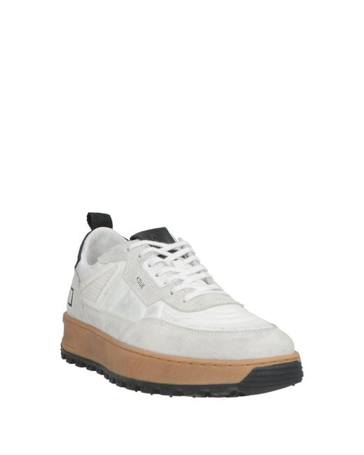 Date White Sneakers Leather for men
