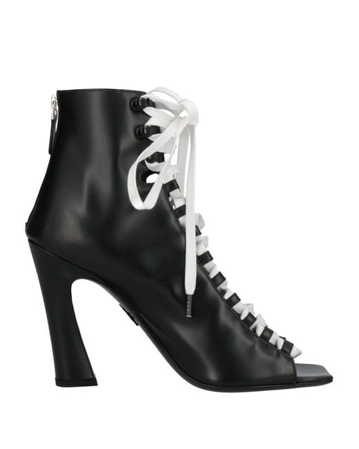 DSquared² Black Ankle Boots Calfskin