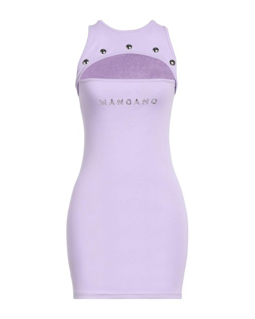 Mangano Purple Mini Dress