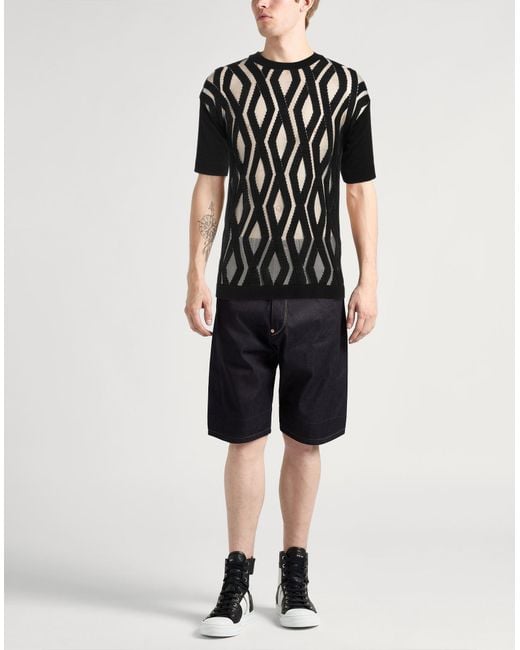 Emporio Armani Black Jumper for men