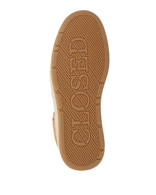 Closed Natural Camel Sneakers Leather