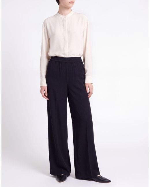 Erika Cavallini Semi Couture Blue Pants Viscose, Elastane
