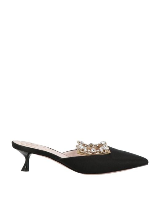 Roger Vivier Black Mules & Clogs