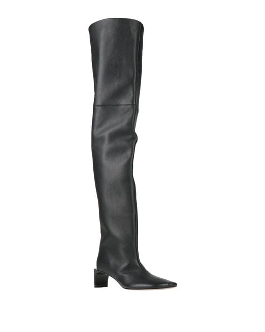 Sportmax Black Boot Leather