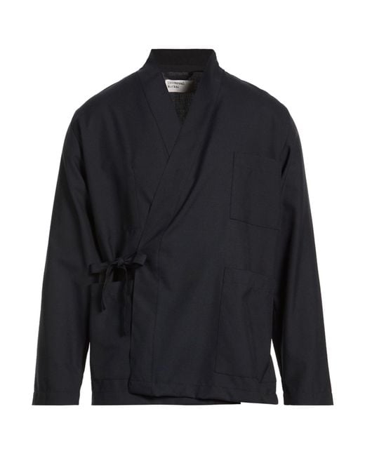 Universal Works Blue Midnight Jacket Polyester, Wool for men