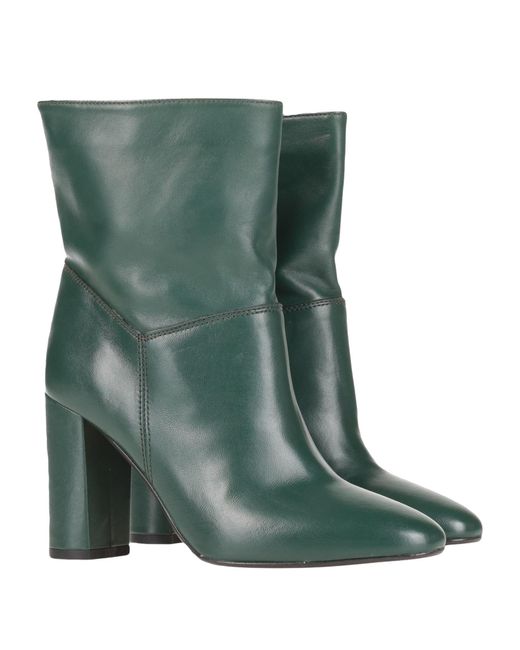 MyChalom Green Ankle Boots