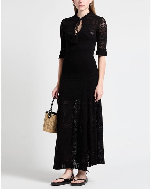 Zadig & Voltaire Black Maxi Dress Cotton