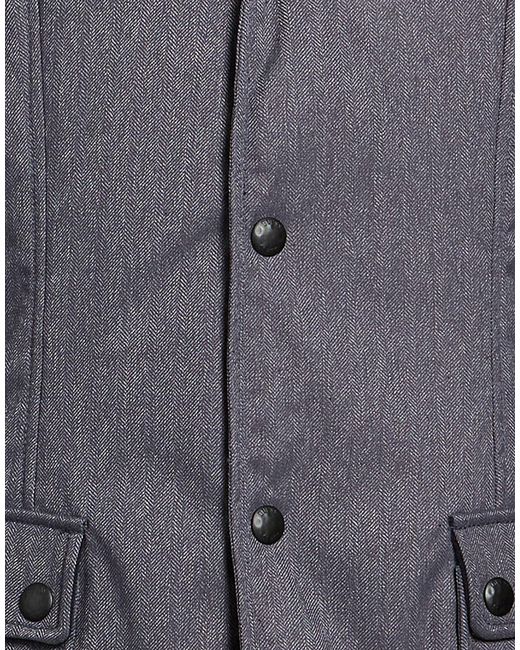 Guess Blue Charcoal Jacket Polyamide, Polyester for men