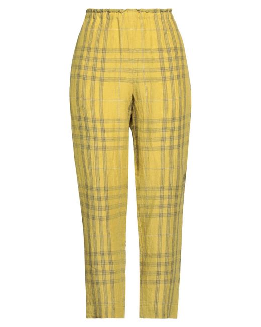 Pantalone di Tela in Yellow
