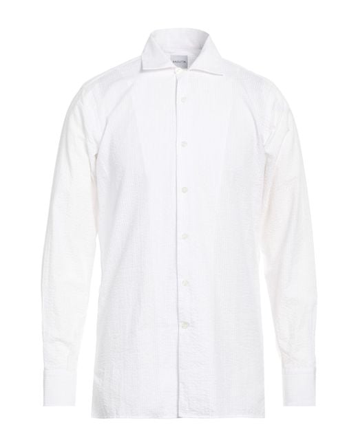 Bagutta White Shirt Cotton for men
