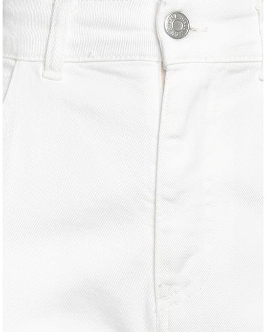 Haveone White Pants Cotton, Elastane
