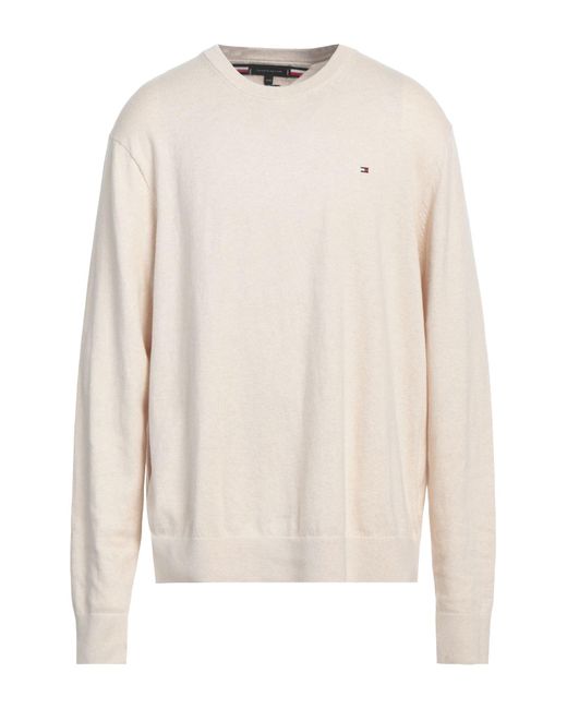 Tommy Hilfiger Natural Sweater Pima Cotton, Cashmere, Elastane for men