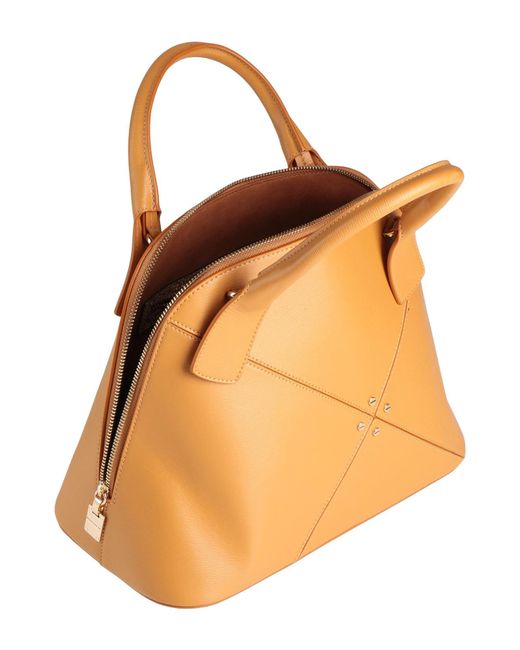 Borbonese Orange Handbag