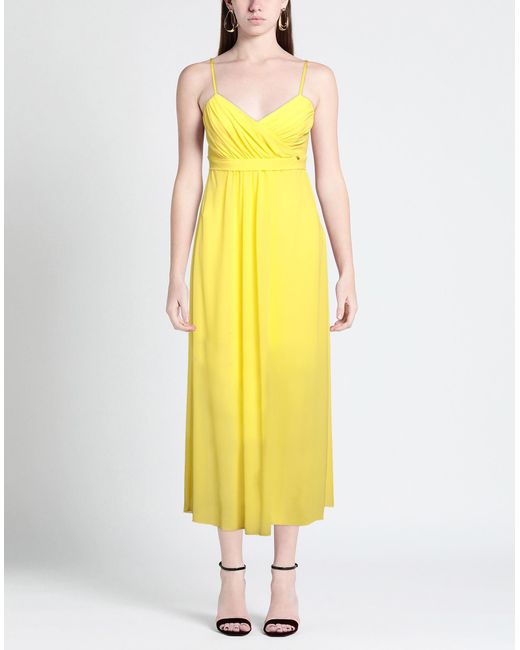 Rinascimento Yellow Long Dress