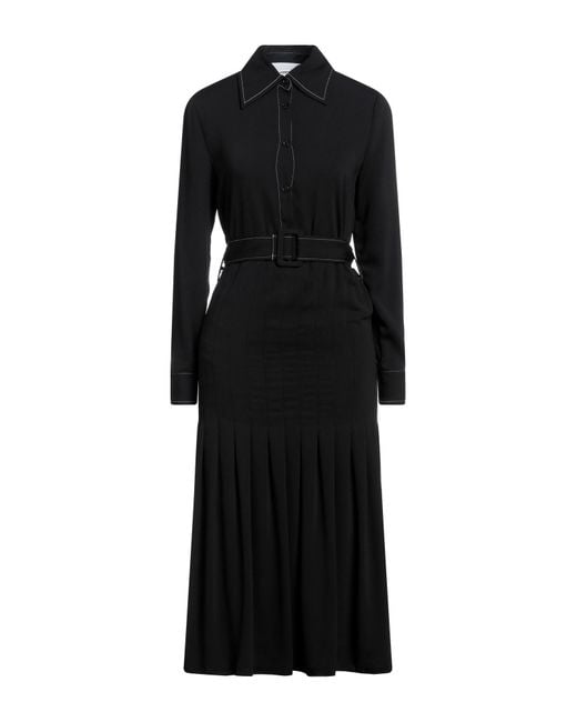 Silvian Heach Black Midi Dress