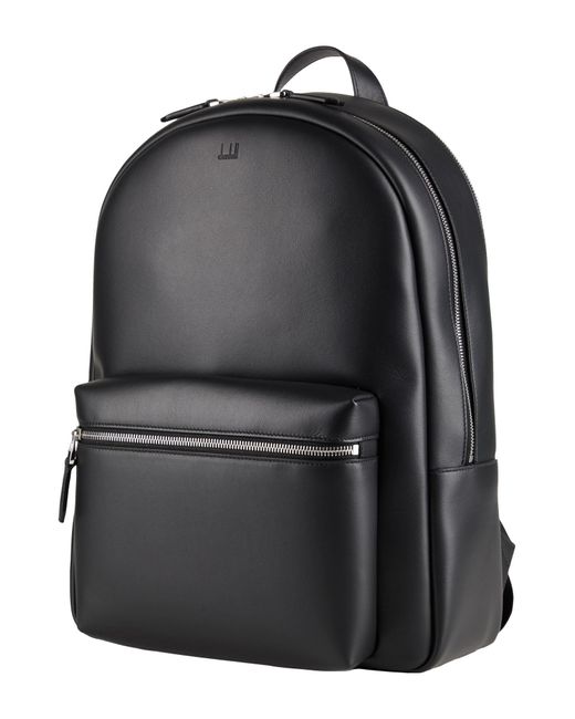 dunhill Backpack Leather, Textile Fibers in Black for Men | Lyst