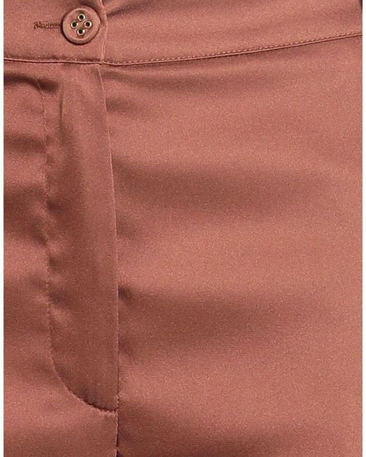 Blugirl Blumarine Red Pants Polyester, Elastane