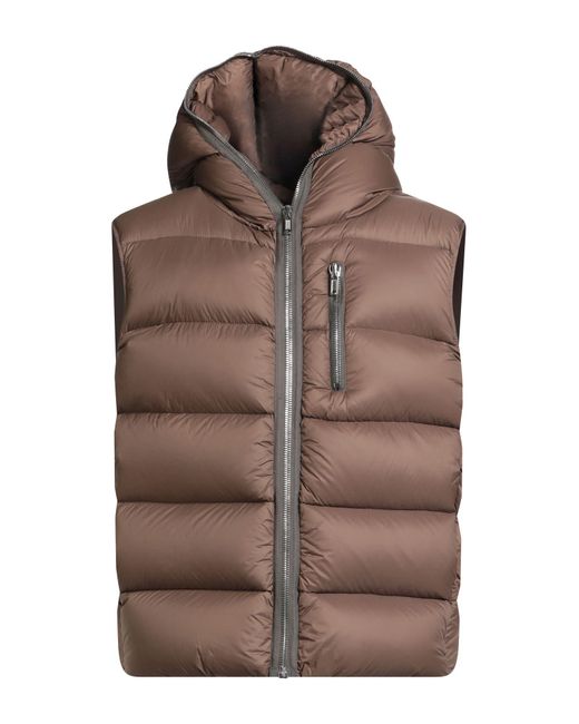 Rick Owens Brown Gilet for men