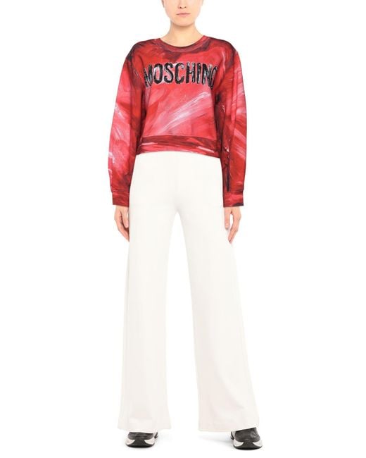 Moschino Red Sweatshirt