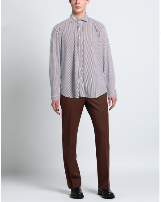 Ghirardelli Purple Shirt Polyamide, Elastane for men