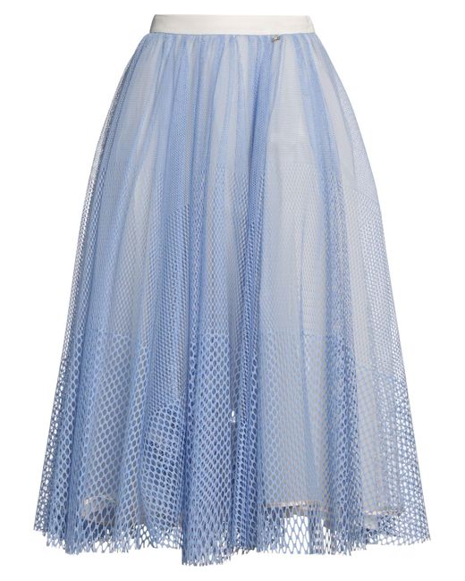 Elisabetta Franchi Blue Midi-Rock