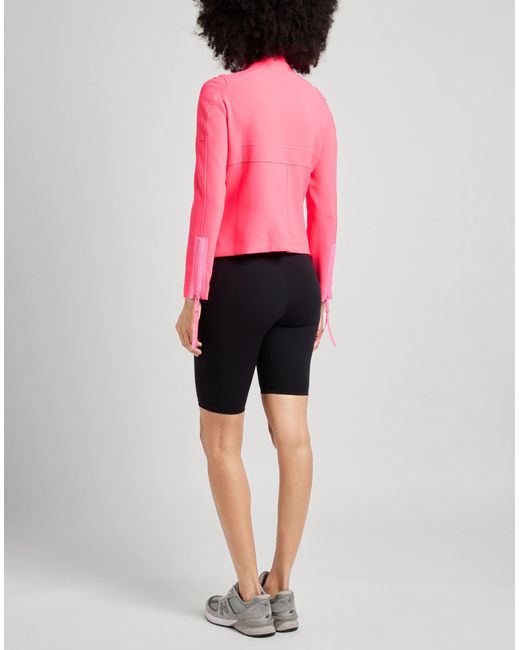 DSquared² Pink Jacket Polyester, Polyurethane