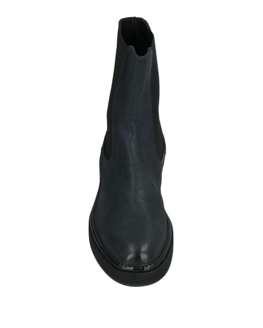 Pantanetti Black Midnight Ankle Boots Leather