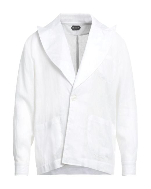 Franzese Collection White Blazer for men