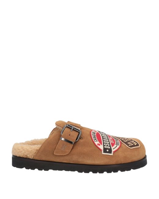 DSquared² Brown Mules & Clogs for men
